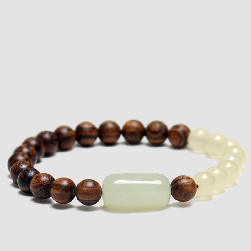 KarmaRipple's Jade Sandalwood Fortune Abundance Bracelet p1