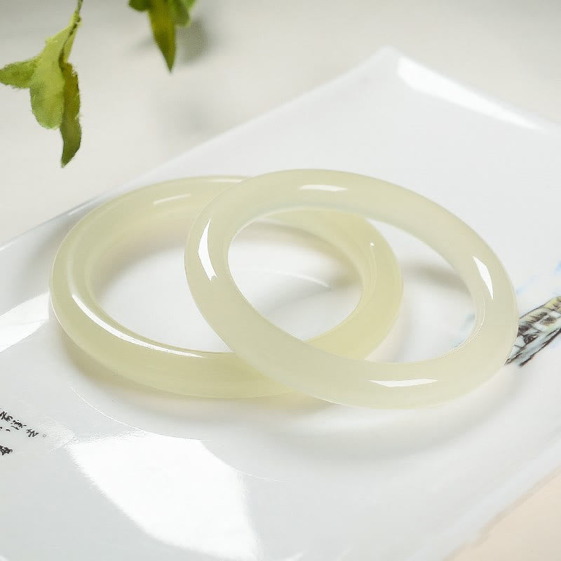 KarmaRipple's Authentic Afghanistan Jade Abundance Cuff Bracelet Bangle p1