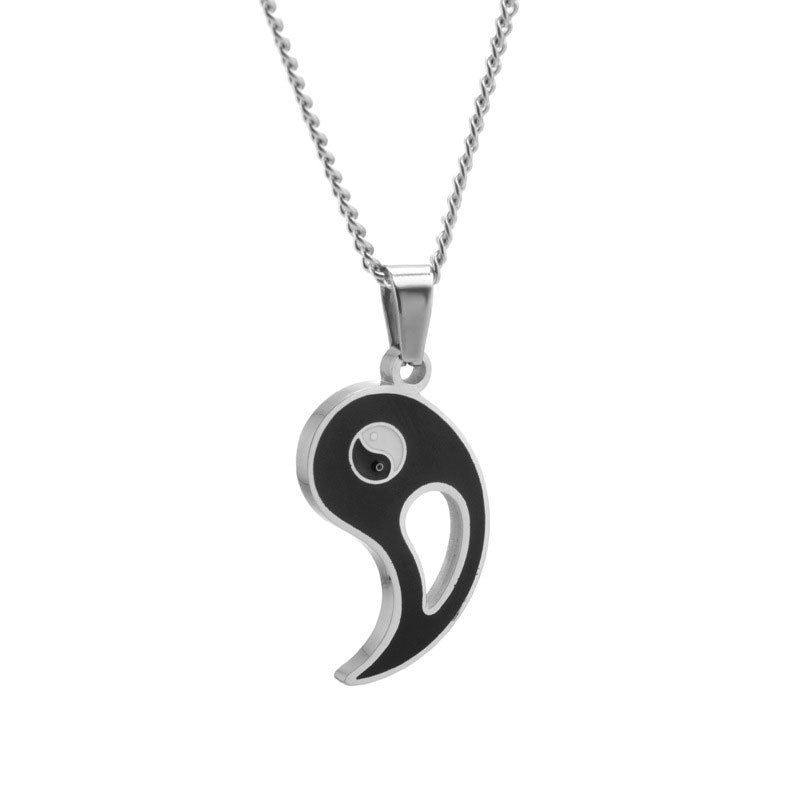 KarmaRipple's 2pcs Yin Yang Necklace Pair Pendant p4