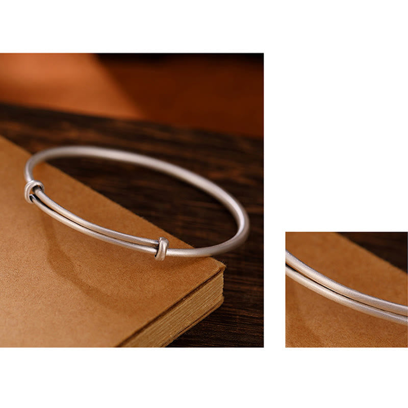 KarmaRipple's Tibetan 999 Sterling Silver Om Mani Padme Hum Love Bracelet Bangle p6