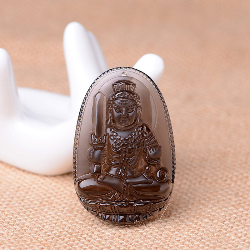 KarmaRipple's Chinese Zodiac Obsidian Protection Pendant p8