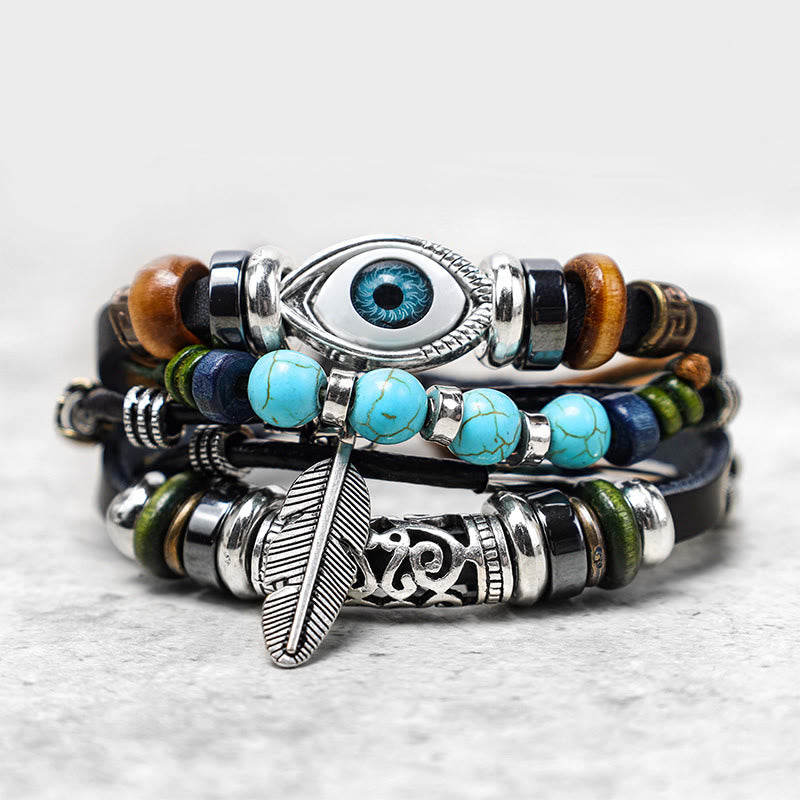 KarmaRipple's Tibetan Turquoise Evil Eye Purification Bracelet p4