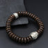 Brown Coconut Shell&White Silver / 18-20cm