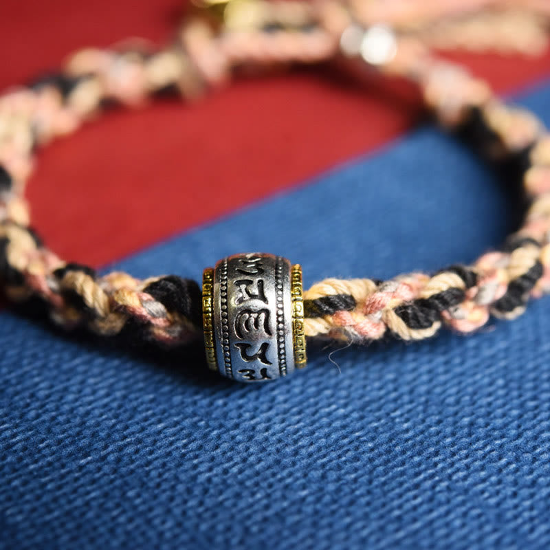 KarmaRipple's Zakiram Goddess of Wealth Om Mani Padme Hum Peace Handmade Bracelet p5