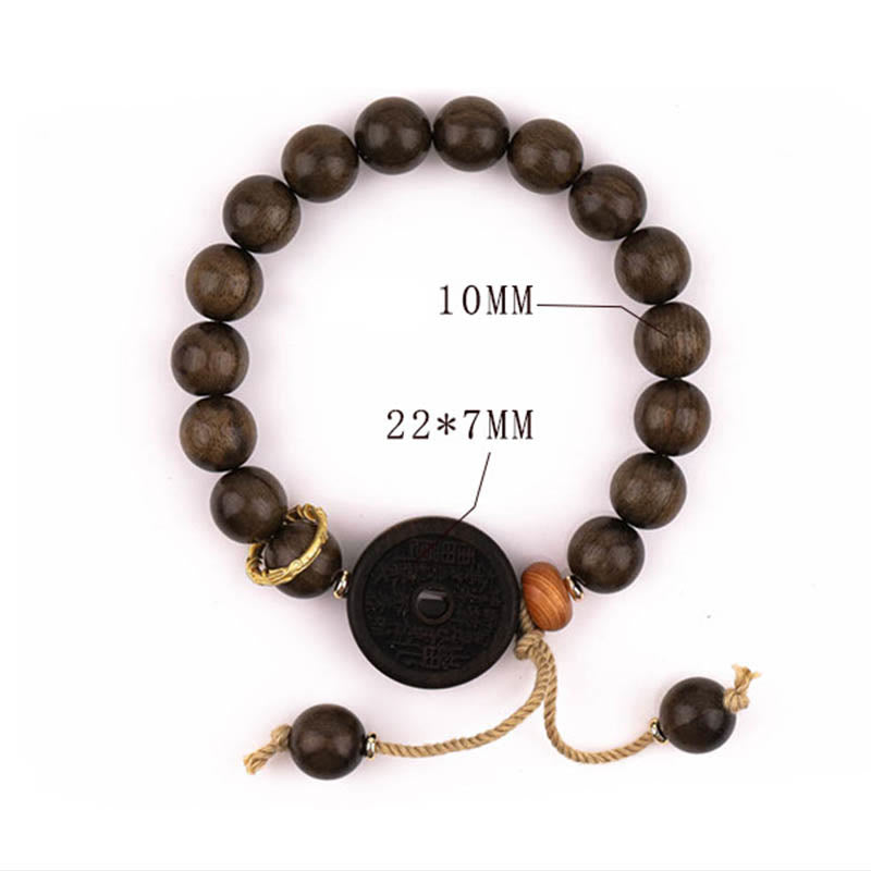 KarmaRipple's Ebony Wood Mountain Ghosts Spend Money Balance Bracelet p7