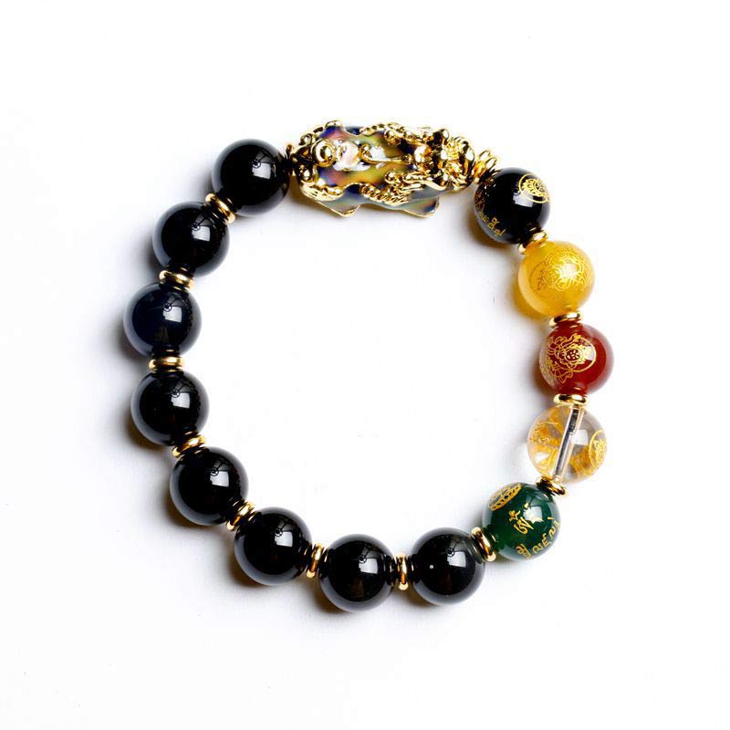KarmaRipple's Color-Changing Pixiu Obsidian Wealth Bracelet p2