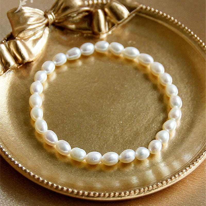 KarmaRipple's Authentic Pearl Balancing Beaded Bracelet p3