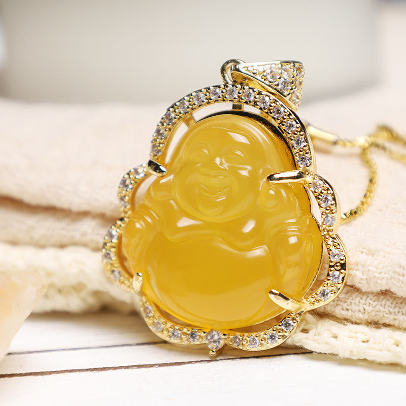 KarmaRipple's Good Fortune Laughing Buddha Pendant p20