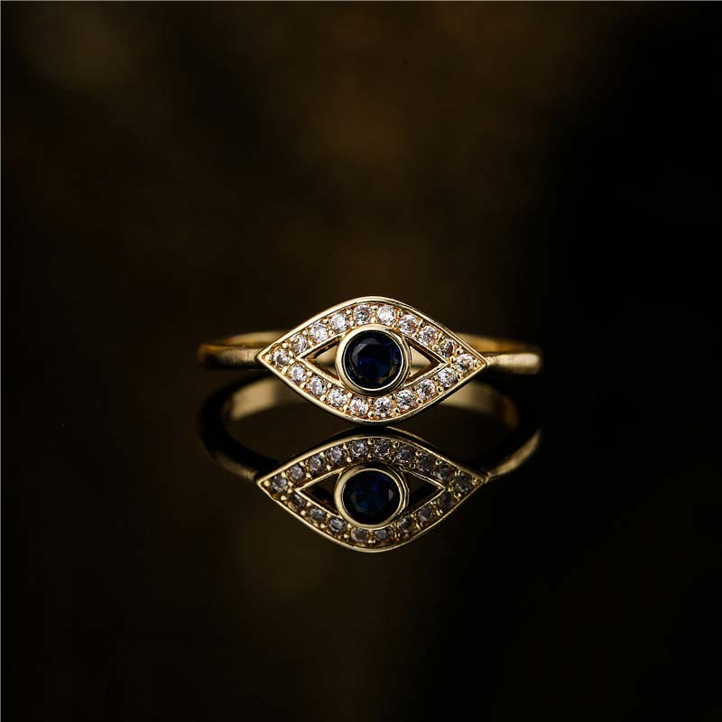 KarmaRipple's Evil Eye Protection Blessing Bronze Ring p8