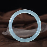 KarmaRipple's Blue Chalcedony Emotional Balance Energy Bracelet Bangle