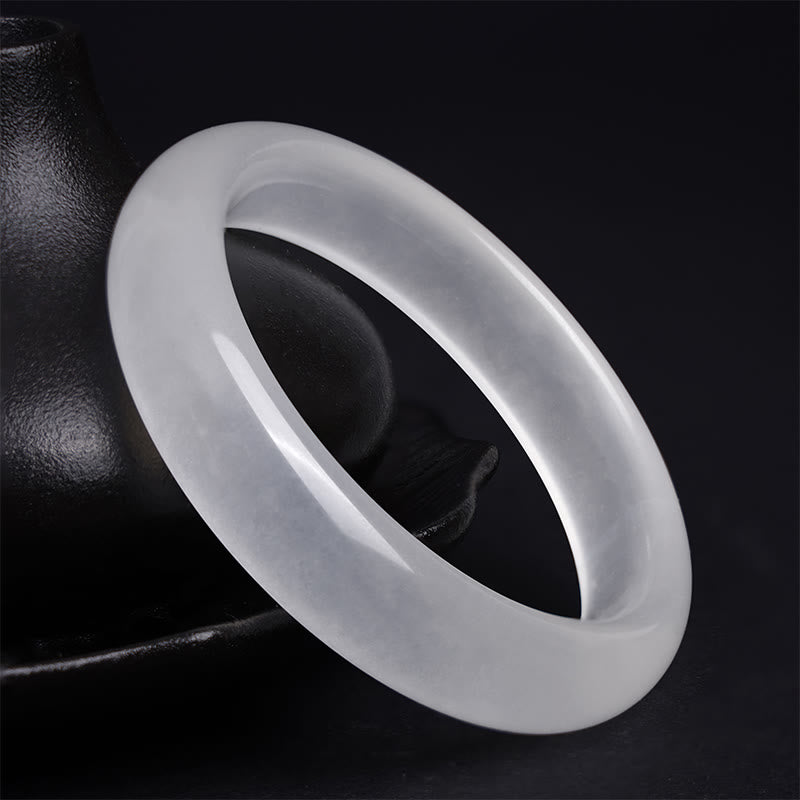 KarmaRipple's Authentic Golden Silk Jade Wealth Fortune Bracelet Bangle p4