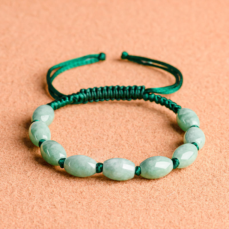 KarmaRipple's Jade Fortune Red String Bracelet p15