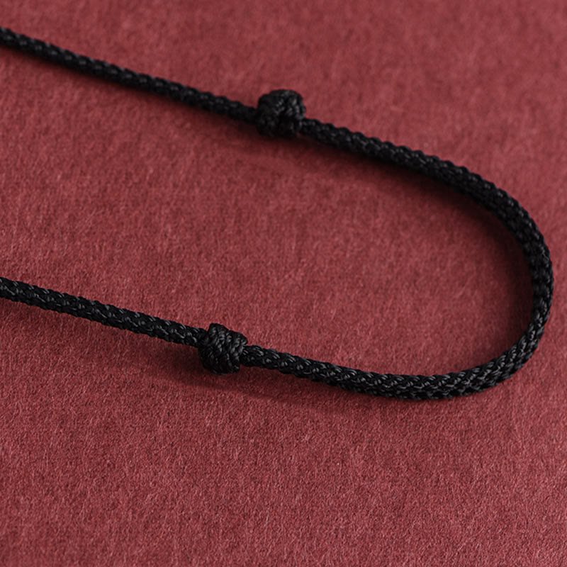 KarmaRipple's 999 Sterling Silver Six True Word Heart Sutra String Pendant Necklace p26