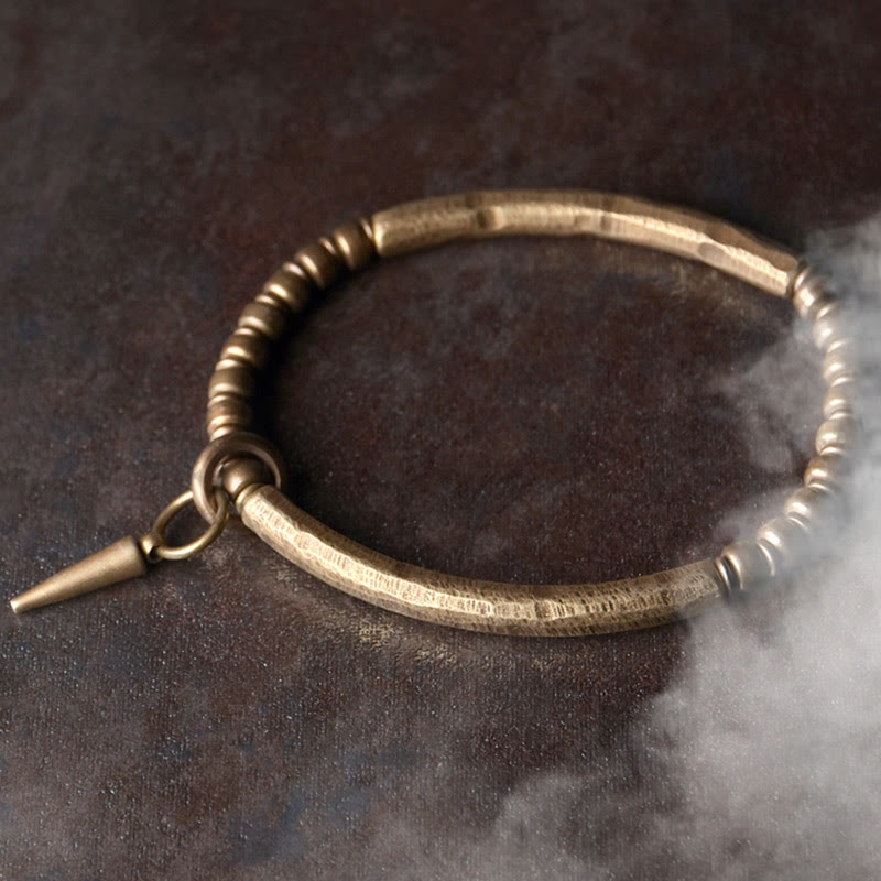 KarmaRipple's Bronze Brass Balance Wealth Simple Bracelet p2