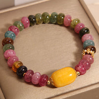 KarmaRipple's Authentic Tourmaline Topaz Positive Bracelet