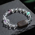 White Crystal Ebony Wood Zashi Lhamo(Wrist Circumference: 14-16cm)
