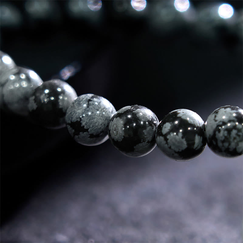 KarmaRipple's KarmaRipple Snowflake Obsidian Balance Bracelet p8