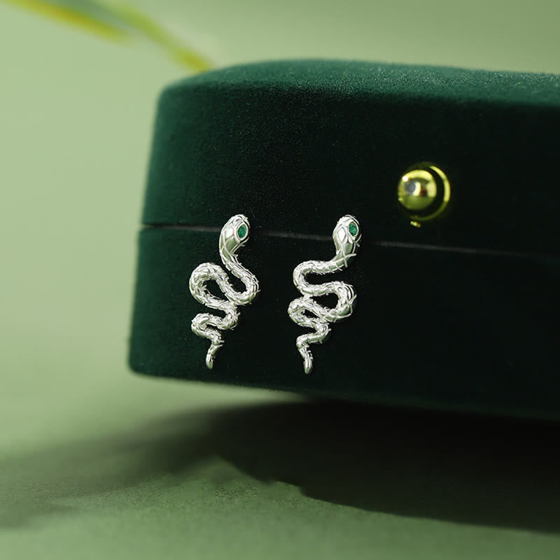 KarmaRipple's 925 Sterling Silver Year of the Snake Calm Pendant Necklace Ring Earrings Set p13