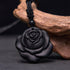 Black Obsidian Black Rose