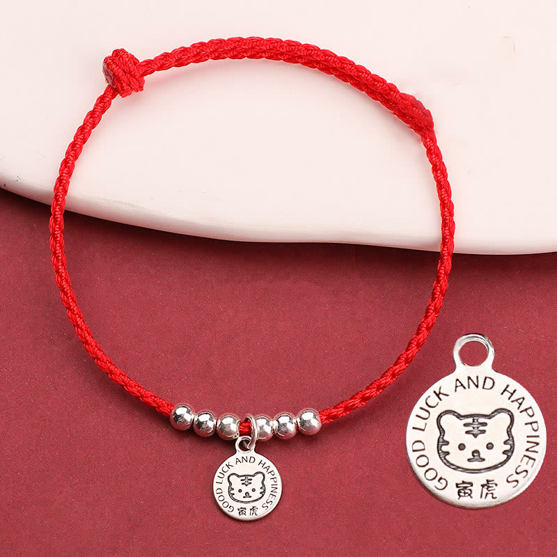 KarmaRipple's Chinese Zodiac Kid Red String 999 Sterling Silver Protection Bracelet p4
