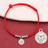 Tiger / Red Rope& 999 Sterling Silver(Wrist Circumference: 11-15cm)