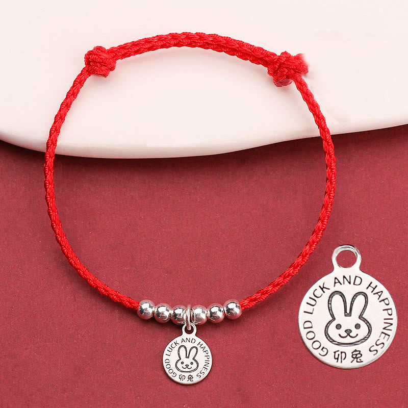 KarmaRipple's Chinese Zodiac Kid Red String 999 Sterling Silver Protection Bracelet p5