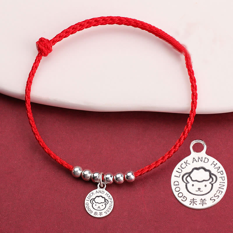 KarmaRipple's Chinese Zodiac Kid Red String 999 Sterling Silver Protection Bracelet p8