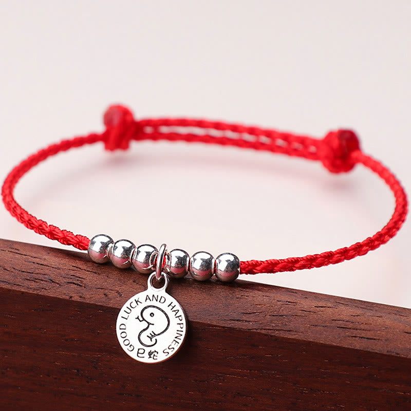 KarmaRipple's Chinese Zodiac Kid Red String 999 Sterling Silver Protection Bracelet p14