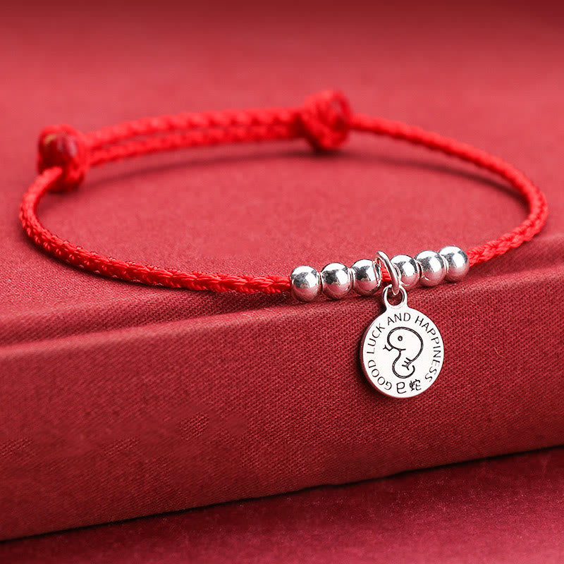KarmaRipple's Chinese Zodiac Kid Red String 999 Sterling Silver Protection Bracelet p27