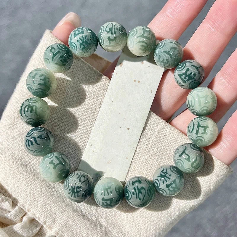 KarmaRipple's Chinese Zodiac Natal Buddha Bodhi Seed Om Mani Padme Hum Engraved Wisdom Bracelet p41