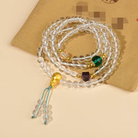 KarmaRipple's 108 Mala Beadwork Ivory Gemstone Clarity Bracelet