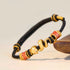 Gold Snake Black Rope Bracelet (Wrist Circumference: 14-20cm)