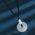 White Agate 999 Sterling Silver Black Onyx