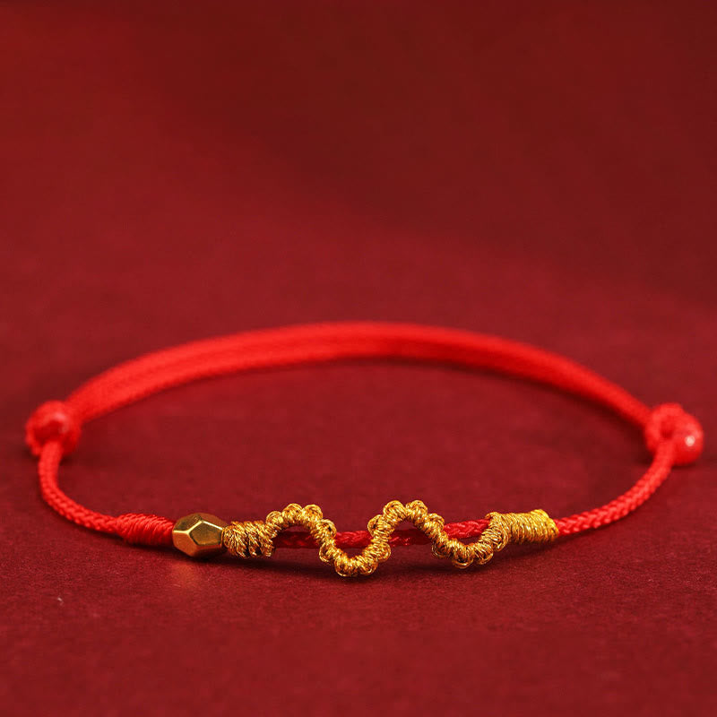 KarmaRipple's 999 Gold Year of the Snake Handmade Fortune Strength?Braided Bracelet Anklet p16
