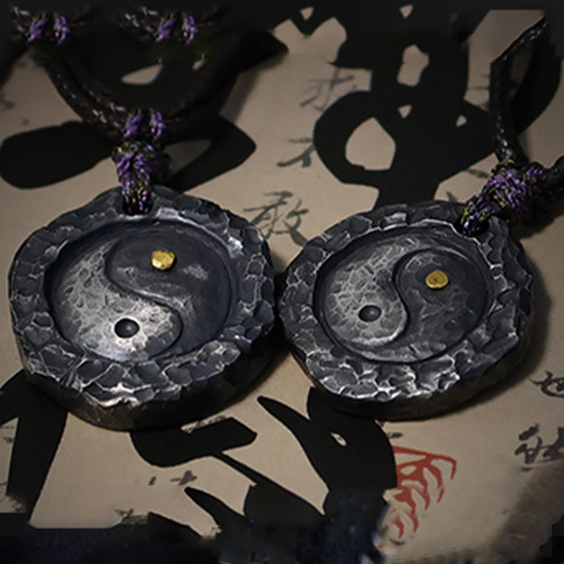 KarmaRipple's 999 Sterling Silver Tai Chi Yin Yang Design Balance Pendant Necklace p14