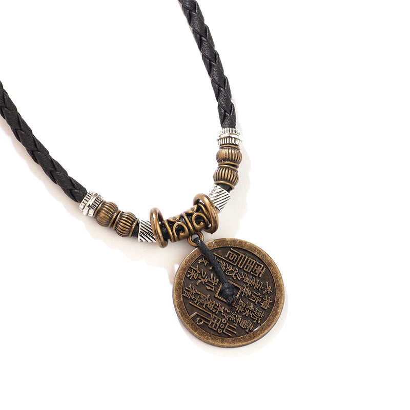 KarmaRipple's Mountain Ghosts Spend Money Bagua Alloy Bronze Coin Balance Pendant Necklace p9
