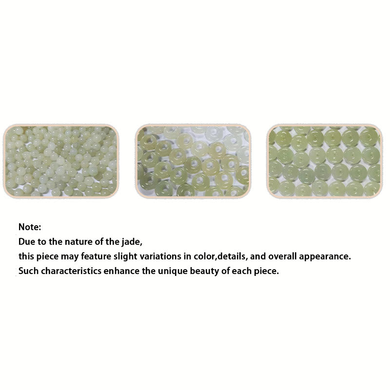 KarmaRipple's 925 Sterling Silver Authentic Hetian Jade Cute Rabbit Pearl Abundance Earrings p9