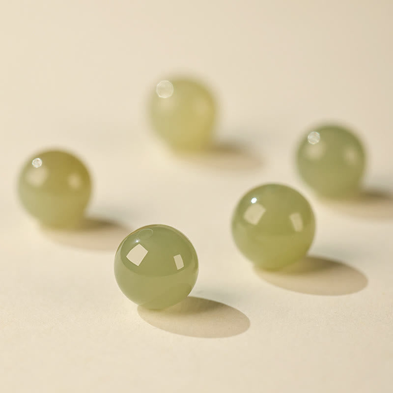 KarmaRipple's Hetian Jade Black Onyx Red Agate Bead Fortune Woven Bracelet p21