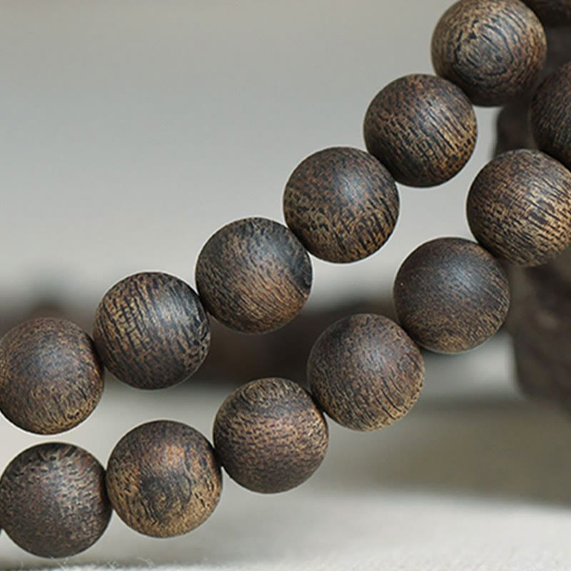 KarmaRipple's Nha Trang 108 Mala Beadwork 8mm Ivory Qinan Vietnam Agarwood Peace Bracelet p14