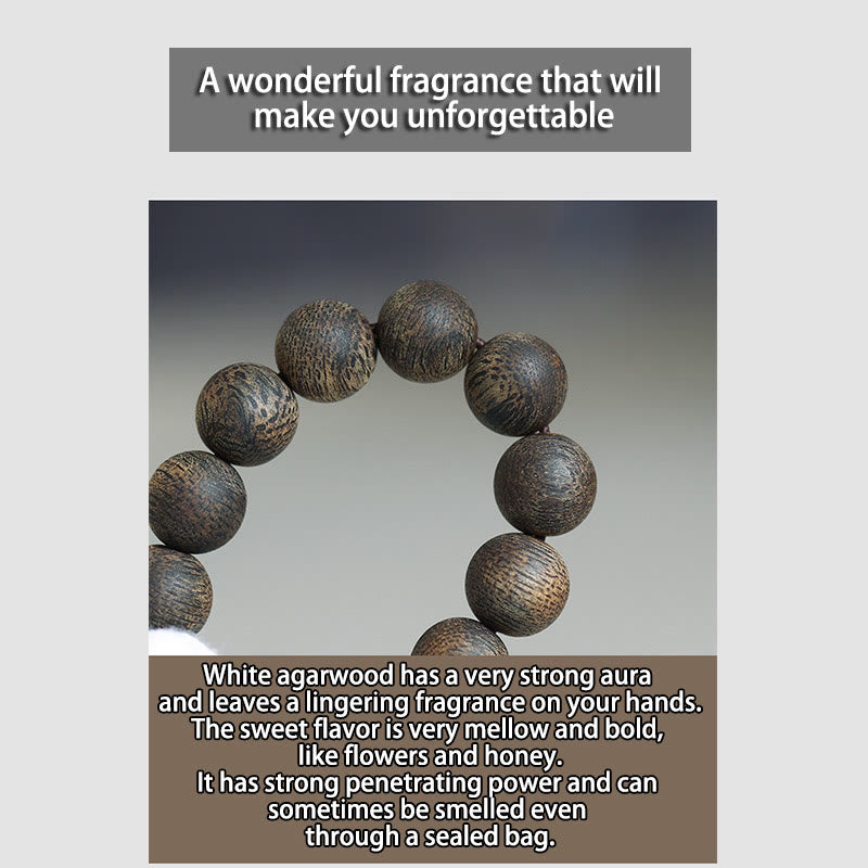 KarmaRipple's Nha Trang 108 Mala Beadwork 8mm Ivory Qinan Vietnam Agarwood Peace Bracelet p16