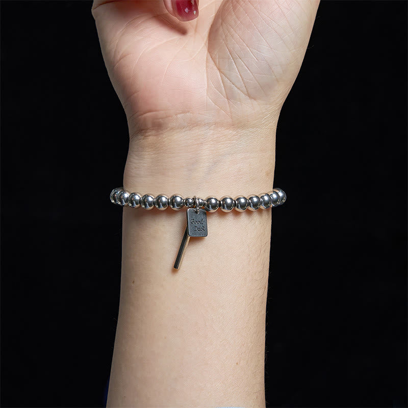 KarmaRipple's Titanium Steel Good Fortune Balance Bracelet p4