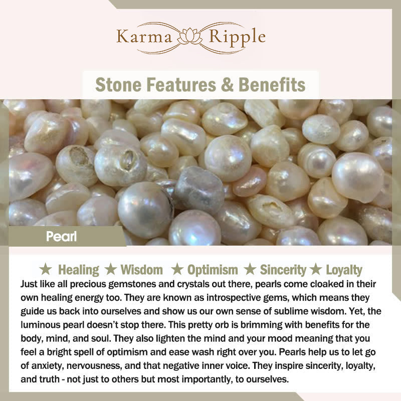 KarmaRipple's Strawberry Quartz Pearl Cute Zircon Honeybee Positive Talisman Bracelet p10