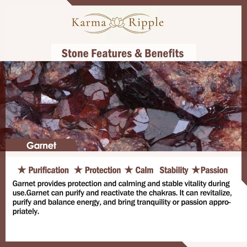 KarmaRipple's Authentic 3mm Ultra-thin Garnet Strawberry Quartz Butterfly Calm Bracelet p8