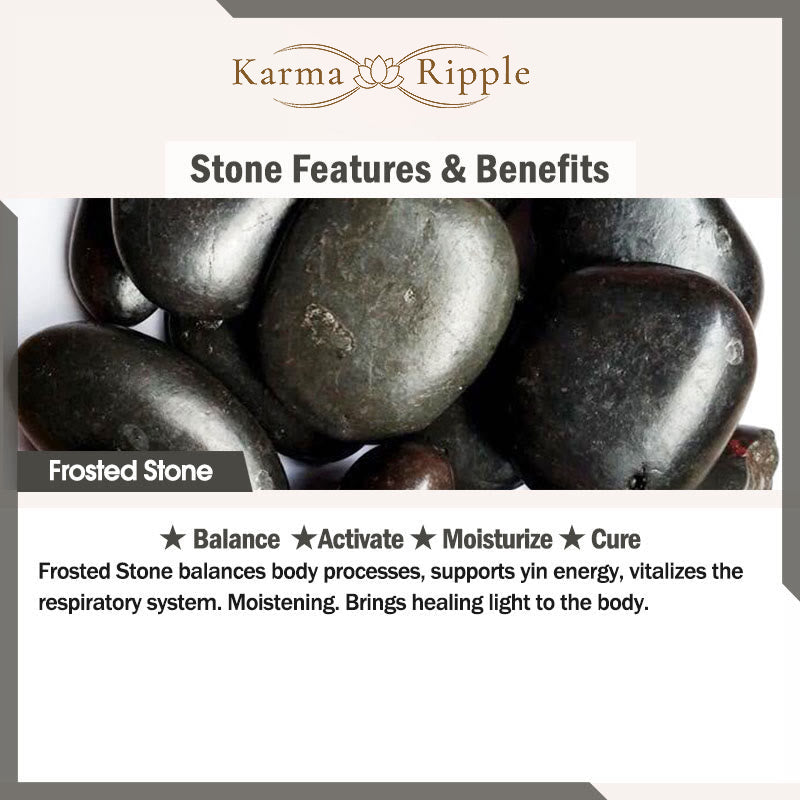 KarmaRipple's Tiger Eye Picasso Jasper Frosted Stone Strength Bracelet p13