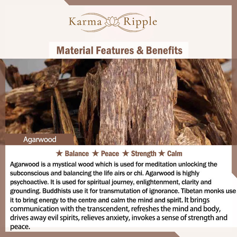 KarmaRipple's Citrine Agarwood Lily Of The Valley Five Directions Gods Of Wealth Protection Bracelet p7