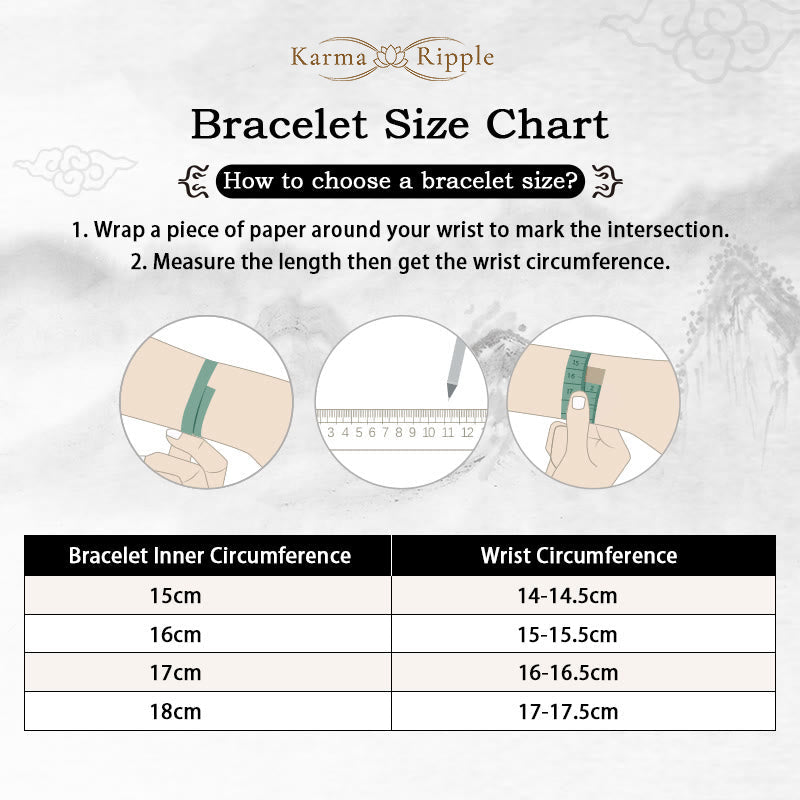 KarmaRipple's Retro Ebony Wood Texture Style Bronze Peace Balance Bracelet p12