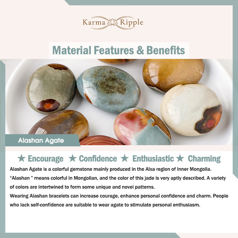 KarmaRipple's Authentic Garnet Flower Zircon Bead Protection Bracelet p1