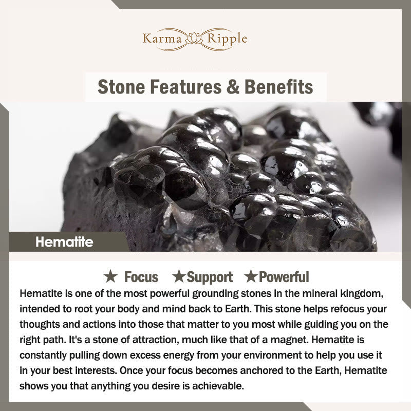 KarmaRipple's Authentic Tiger's Eye Obsidian Hematite Positive Powerful Bracelet p10