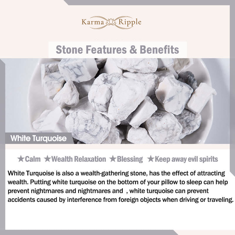 KarmaRipple's Authentic Stone Sea Turtle Turquoise Blessing Bracelet p12