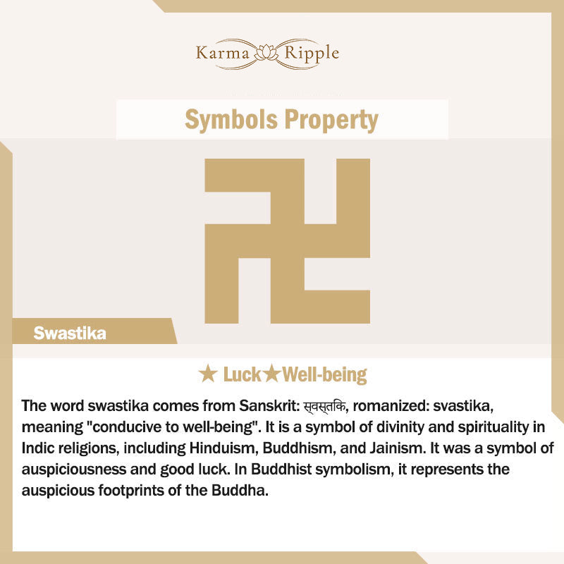 KarmaRipple's Om Mani Padme Hum Swastika Twisted Chain Wisdom Pendant Necklace p9